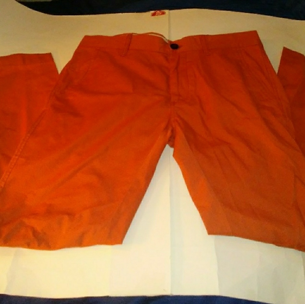 Orange/Coral Life Khaki Pants